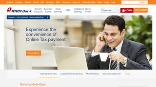 
                            3. Easy Banking - Current Accounts - Business Banking - ICICI Bank
