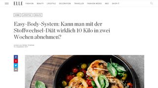 
                            1. Easy-Body-System: Abnehmen mit der Stoffwechsel-Diät - Elle