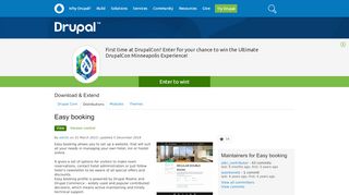 
                            13. Easy booking | Drupal.org