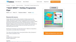 
                            13. **EASY BRIEF** Holiday Programme Flyer | Freelancer