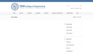 
                            2. Easy Campus - TKM College of Engineering