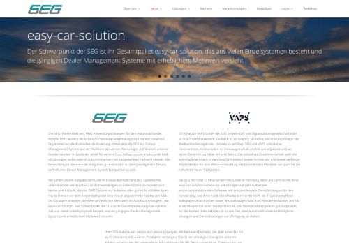 
                            1. Easy Car Solution Software: SEG – Mehrwert für das Autohaus