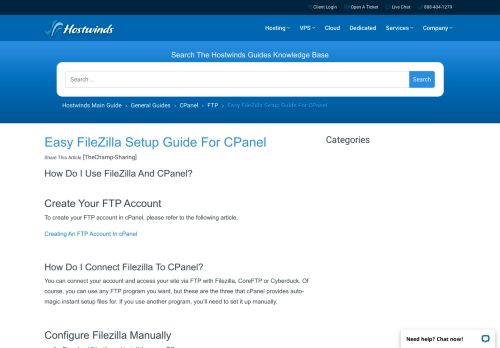 
                            12. Easy FileZilla Setup Guide for cPanel - Hostwinds Guides