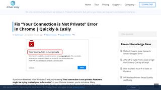 
                            2. Easy Fix for Your Connection is Not Private Error in Chrome - Driver ...