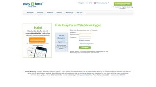 
                            3. easy-forex Plattform - altes Login | easyMarkets
