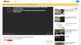 
                            12. EASY Guitar Tab: How to play Sicko Mode by Travis Scott - YouTube
