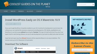 
                            13. Easy Install of WordPress 3.8 and AMP Stack on Mac OS X Mavericks ...
