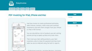 
                            4. Easy Invoice: PDF Invoicing for iPad, iPhone and Mac