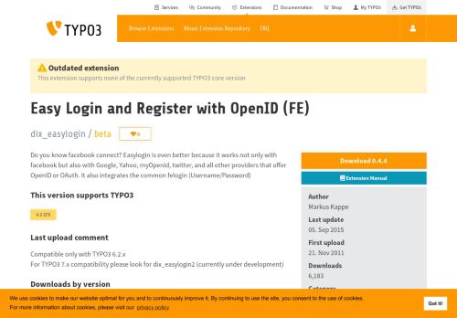 
                            3. Easy Login and Register with OpenID (FE) - TYPO3 Extension ...
