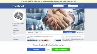 
                            13. Easy Login GmbH - Beiträge | Facebook