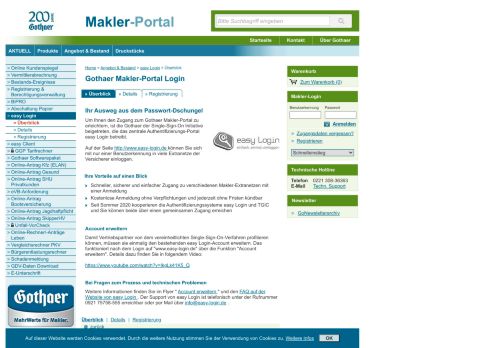 
                            12. Easy Login | Gothaer Makler-Portal