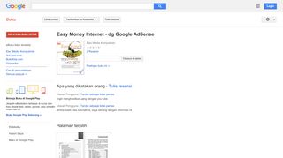 
                            8. Easy Money Internet - dg Google AdSense