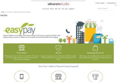 
                            8. Easy Paisa - Easypay Online Payment Solution - Alkaram ...