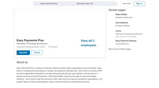 
                            4. Easy Payments Plus | LinkedIn