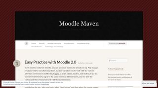 
                            12. Easy Practice with Moodle 2.0 « Moodle Maven