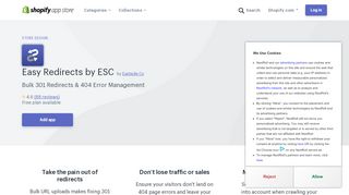 
                            11. Easy Redirects by ESC – Ecommerce Plugins for Online Stores ...