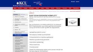 
                            11. easy scan diagnose komplett - Kolberg Caspary Lautom as - kcl ...