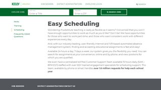 
                            6. Easy Scheduling | Kelly Educational Staffing