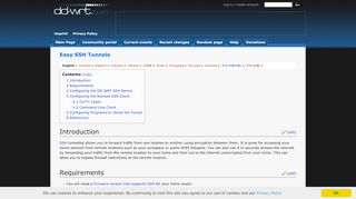 
                            3. Easy SSH tunnels - DD-WRT Wiki
