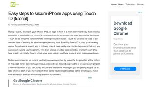 
                            7. Easy steps to secure iPhone apps using Touch ID [tutorial] - iKream