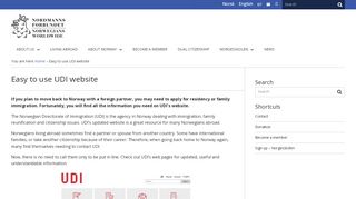 
                            6. Easy to use UDI website | Nordmanns Forbundet