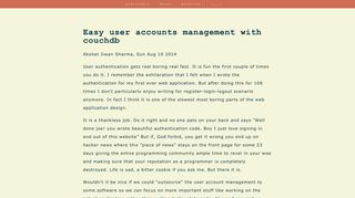 
                            4. Easy user accounts management with couchdb - StaticShin.com
