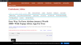 
                            7. Easy Way To Earn Airtime (money) Worth 1000+ With Topup Africa App ...