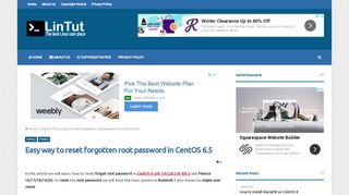 
                            12. Easy way to reset forgotten root password in CentOS 6.5 | LinTut