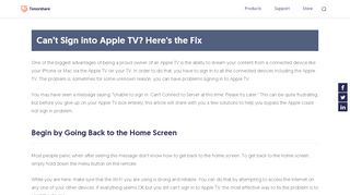 
                            5. Easy Ways to Fix Apple TV Could Not Sign in - Tenorshare