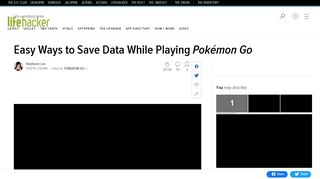 
                            12. Easy Ways to Save Data While Playing Pokémon Go - Lifehacker