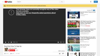 
                            2. Easy1Up | How To Sign Up - YouTube