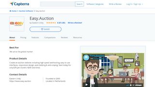 
                            5. Easy.Auction Reviews and Pricing - 2019 - Capterra