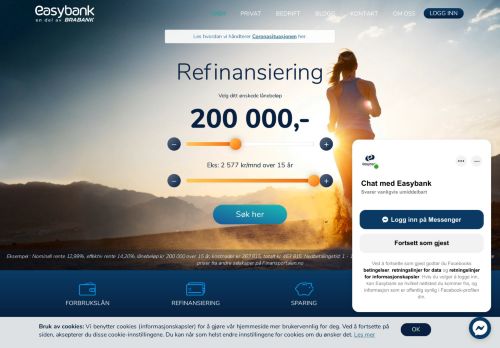 
                            3. Easybank: forbrukslån, refinansiering, brukskonto, sparing | Easybank