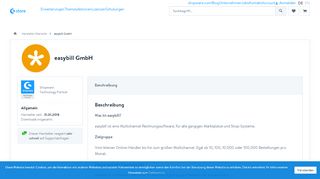 
                            8. easybill GmbH | Shopware Community Store