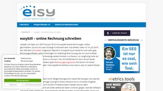 
                            12. easybill – online Rechnung schreiben - Eisy