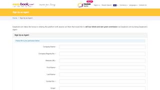 
                            7. Easybook® |Agent Registration