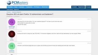 
                            8. Easybox 803 mit dem Firefox 15 reinkommen und bedienen? | Computer ...