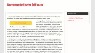 
                            11. Easybox login bootstrap set pwd - Recommended books jeff bezos