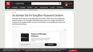 
                            10. EasyBox-Passwort ändern – so schnell funktioniert's | TippCenter