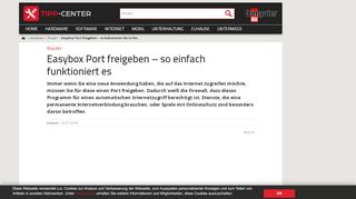 
                            5. Easybox Port freigeben – so bekommen Sie es hin | TippCenter