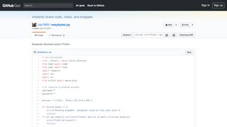 
                            9. Easybytez download script in Python · GitHub