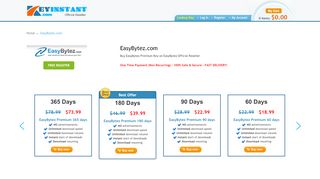 
                            12. EasyBytez premium account, EasyBytez reseller paypal - KeyInstant.com