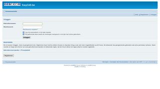 
                            4. EasyCAD.be • Gebruikerspaneel • Inloggen