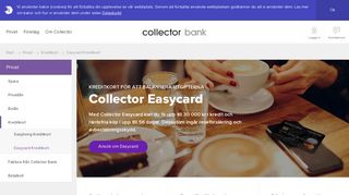 
                            2. Easycard kreditkort - Mastercard med reseförsäkring | Collector Bank