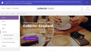 
                            4. Easycard kreditkort - Mastercard med reseförsäkring | Collector Bank