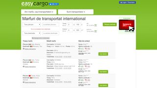 
                            3. EasyCargo.ro: Marfuri de transportat international