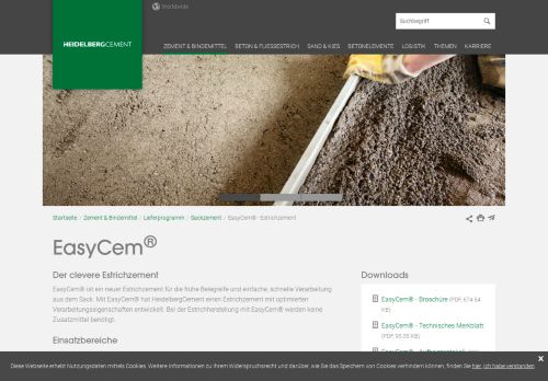 
                            7. EasyCem® | HeidelbergCement Deutschland