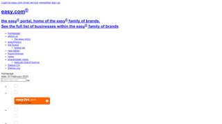 
                            2. easy.com : the portal site for all easyGroup companies from Stelios ...
