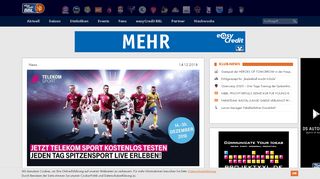 
                            13. easyCredit - Gratistage bei Telekom Sport