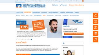 
                            9. easyCredit - Westerwald Bank eG, Volks- und Raiffeisenbank